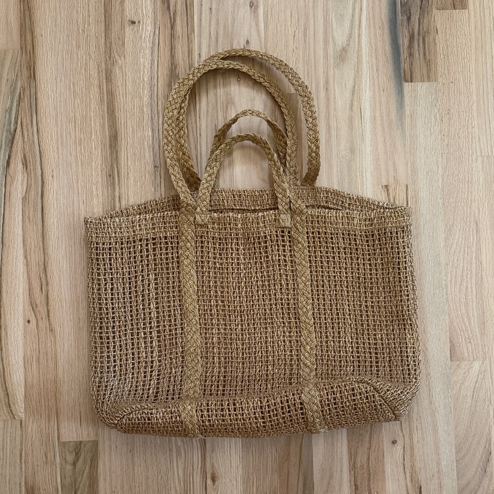 NWT Madewell Straw Beach Tote